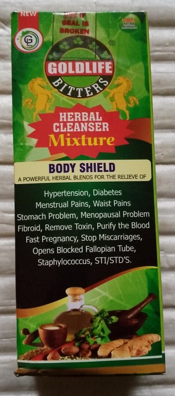 Goldlife Bitters Herbal Cleanser Mixture
