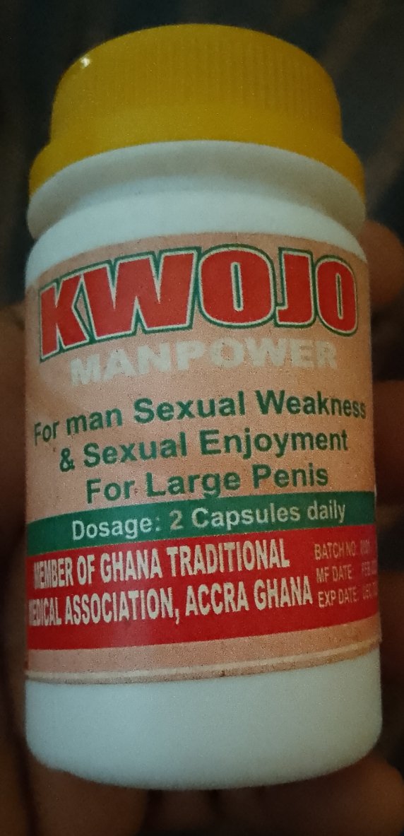 Kwojo Manpower Capsule for Sexual Enhancement