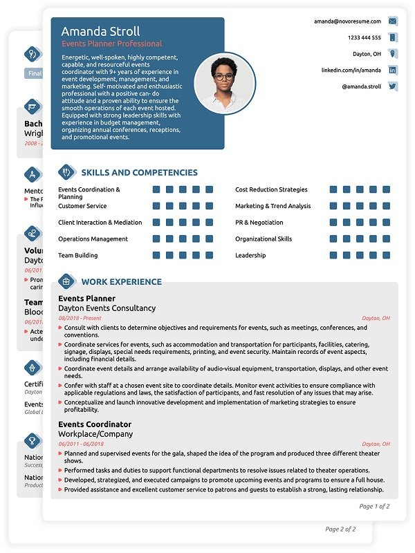 Seeking Work CV