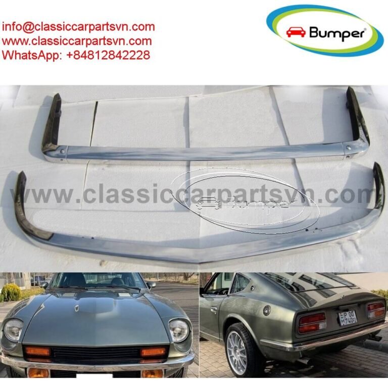 Datsun 240Z 260Z 280Z bumpers (1969-1978) no holes for rubber trims, no rubber trims
