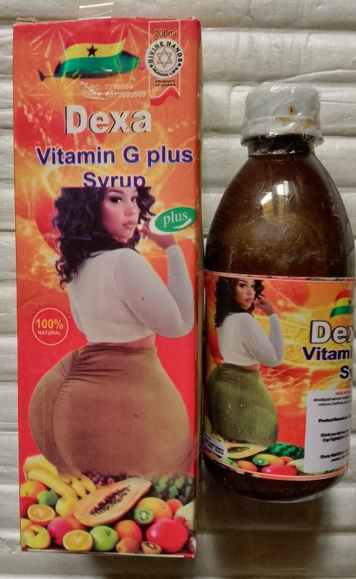 Dexa Vitamin G Plus Syrup for Butt and Breast Enlargement image 2