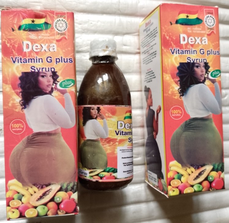 Dexa Vitamin G Plus Syrup for Butt and Breast Enlargement image 3