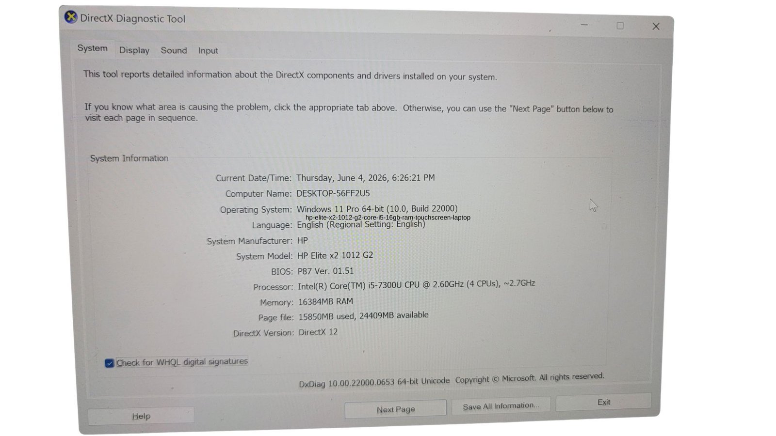 HP Elite x2 1012 G2 Detachable Laptop – Core i5, 16GB RAM, Windows 11 Pro, Touchscreen 2-in-1 PC image 3